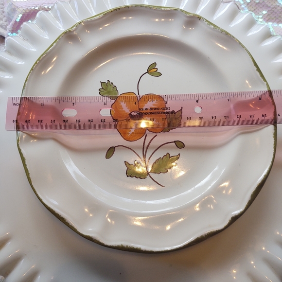 Fait Main Matet Martres, signed plate. French - Picture 3 of 8